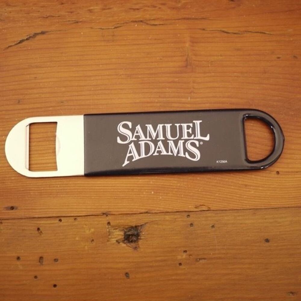Genuine Sam Samuel Adams Stainless Steel Bartender Pub Large Bottle Opener